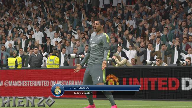 Cristiano Ronaldo on PES 2016