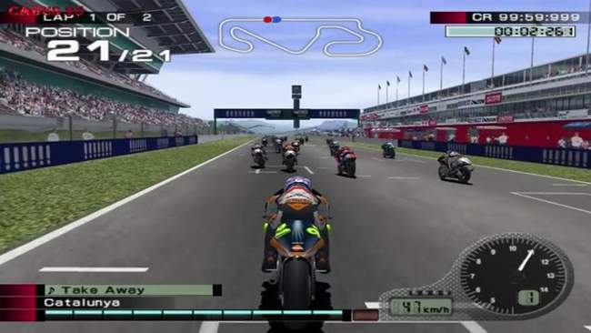 MotoGP 4 PS2 Gameplay