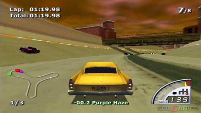 Rumble Racing PS2 Gameplay