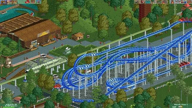 RollerCoaster Tycoon 2 PC Gameplay